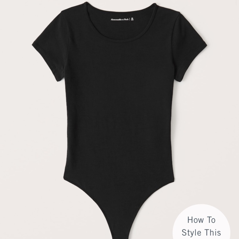 Abercrombie Short Sleeve Crewneck Bodysuit